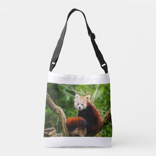 Sac Ajustable Ours panda rouge mignon (Dos)