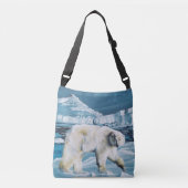 Sac Ajustable Ours polaire arctique bleu (Devant)