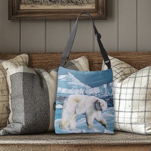 Sac Ajustable Ours polaire arctique bleu