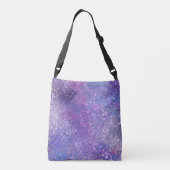 Sac Ajustable Paillettes rose et violet Bling (Dos)