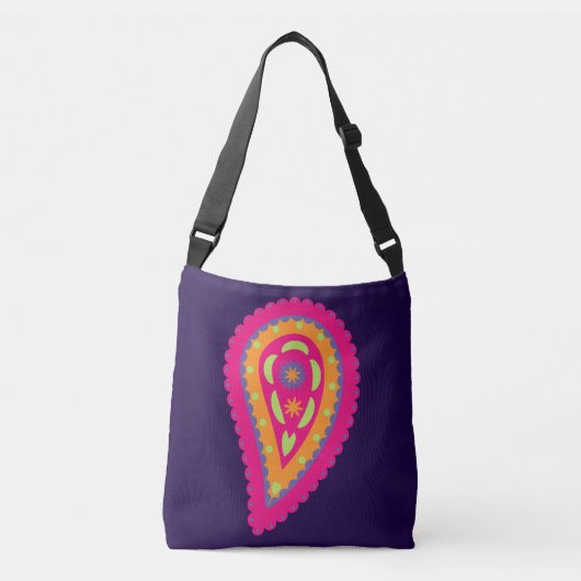 Sac Ajustable Paisley coloré (Devant)