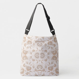 Sac Ajustable Paisley en beige esthétique moderne Tan Brown