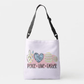 Sac Ajustable Paix, Amour, Pâques (Dos)
