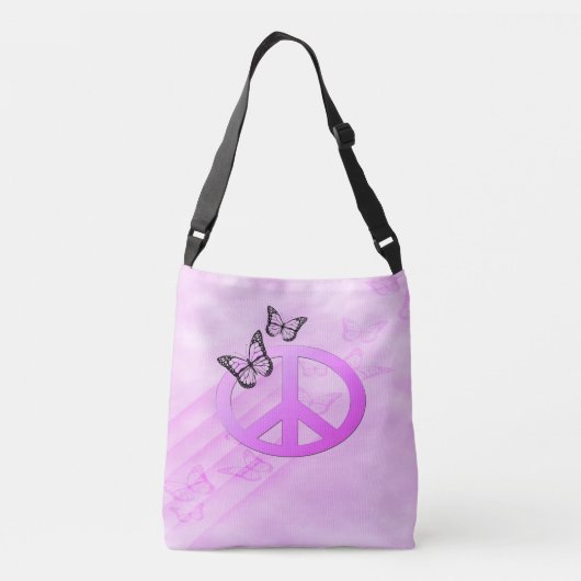 Sac Ajustable Paix rose (Dos)