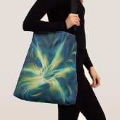 Sac Ajustable Palette bleu fleur fractale fourre-tout (De près)