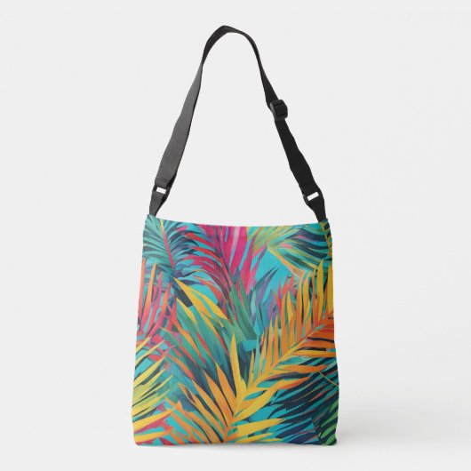 Sac Ajustable Palme colorée multicolore Feuille (Dos)