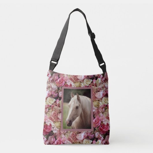 Sac Ajustable Palomino aux pivoines (Devant)