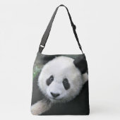 Sac Ajustable Panda géant dans une calme prairie verte (Dos)