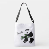 Sac Ajustable Panda géant mange nom bambou (Dos)