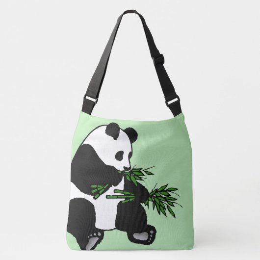 Sac Ajustable Panda géant vert (Devant)