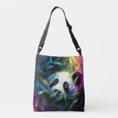 Sac Ajustable Panda Peeking Bamboo Aquarelle (Dos)