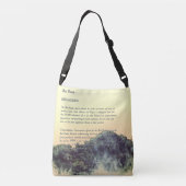 Sac Ajustable Panda Rouge Peint À La Main (Dos)