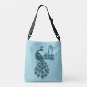 Sac Ajustable Paon Bleu Romantique (Dos)