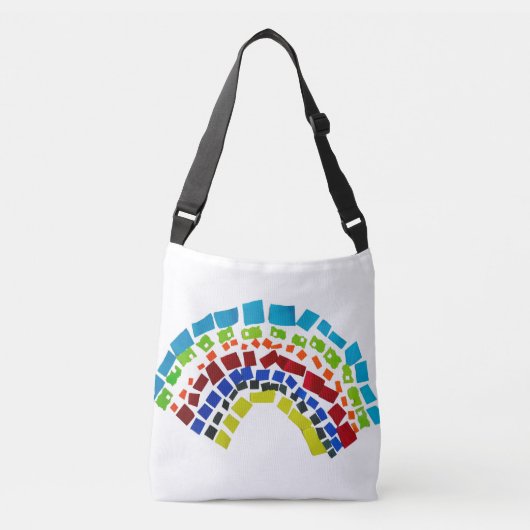 Sac Ajustable Papier arc en ciel (Devant)