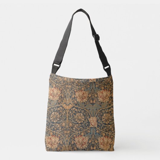 Sac Ajustable Papier peint riche de chèvrefeuille de William Mor (Devant)