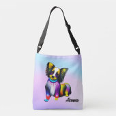 Sac Ajustable Papillion Pop Art Pastel Personnalisé (Dos)