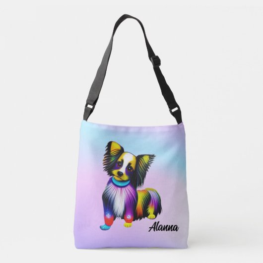 Sac Ajustable Papillion Pop Art Pastel Personnalisé (Dos)