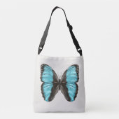 Sac Ajustable Papillon bleu Insect Art Amour de la nature (Dos)