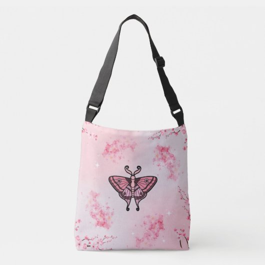 Sac Ajustable Papillon de fleur de cerisier Sakura Bliss (Devant)