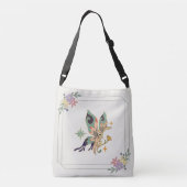 Sac Ajustable Papillon Floral Enchanté (Dos)