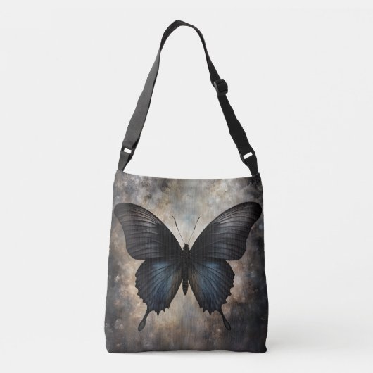Sac Ajustable Papillon gothique noir (Dos)