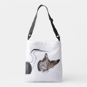 Sac Ajustable Papillon monarque à l'aigrette (Dos)