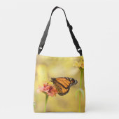 Sac Ajustable Papillon Monarque sur Zinnia (Dos)