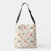 Sac Ajustable Papillons Aquarelle Moderne (Dos)
