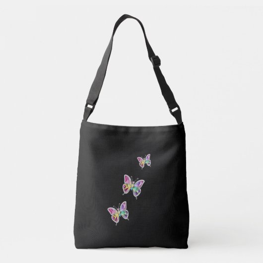Sac Ajustable Papillons en cristal arc-en-ciel (Dos)