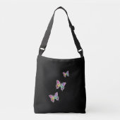 Sac Ajustable Papillons en cristal arc-en-ciel (Devant)