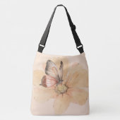 Sac Ajustable Papillons et fleurs aquarelles (Devant)