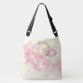Sac Ajustable Papillons et fleurs aquarelles (Devant)