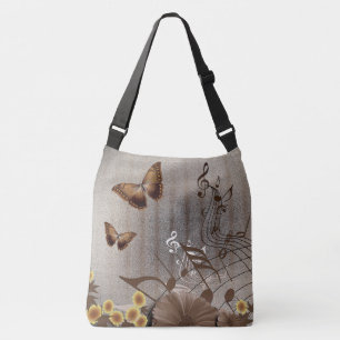Sac Ajustable Papillons, fleurs et notes musicales