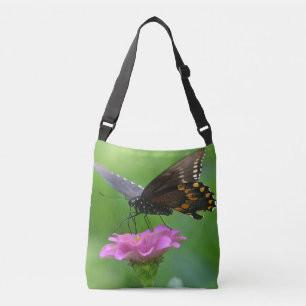 Sac Ajustable Papillons Sur Fleurs