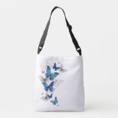 Sac Ajustable Papillons volants bleus Morpho (Dos)