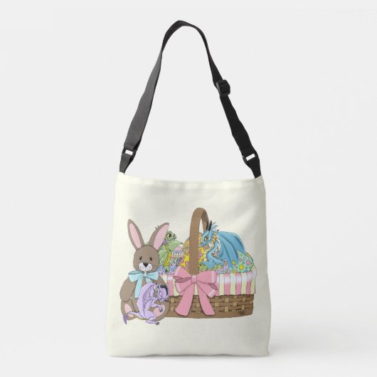 Sac Ajustable Pâques Panier Dragons Oeufs (Dos)