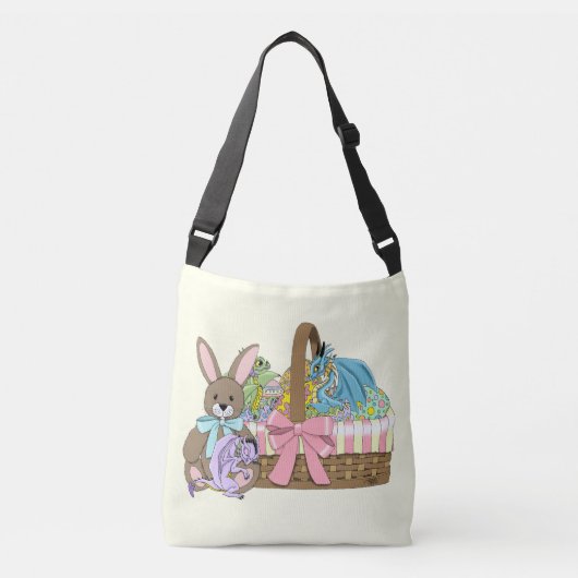 Sac Ajustable Pâques Panier Dragons Oeufs (Devant)