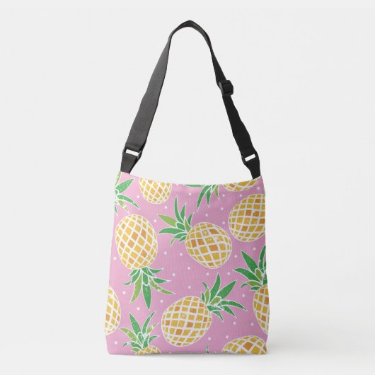 Sac Ajustable Paradis de l'ananas : Motif tropical (Devant)