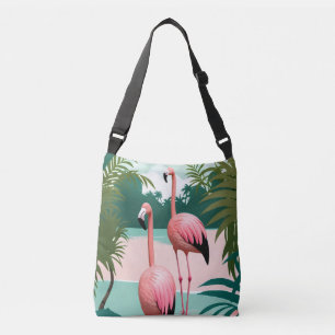 Sac Ajustable Paradis du Flamant rose tropical