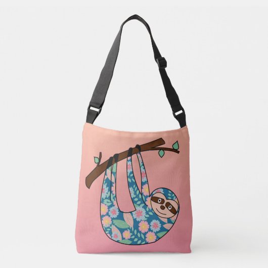 Sac Ajustable Paresse florale (Devant)