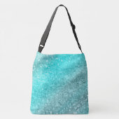 Sac Ajustable Parties scintillant Aqua Turquoise Océan #1 (Dos)