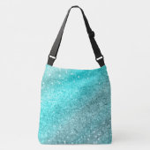 Sac Ajustable Parties scintillant Aqua Turquoise Océan #1 (Devant)