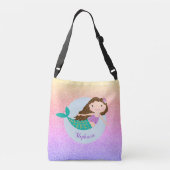 Sac Ajustable Parties scintillant arc-en-ciel mignonne sirène pe (Dos)