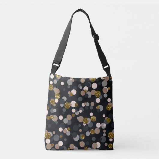 Sac Ajustable Parties scintillant Confetti Peach, Maple, Grey an (Devant)