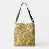 Sac Ajustable Parties scintillant d'or (Dos)