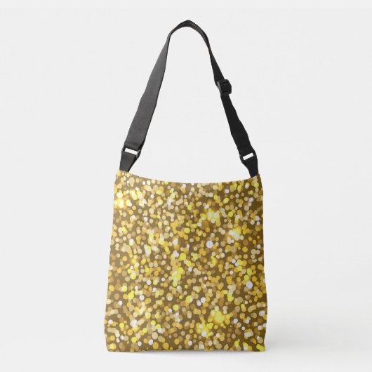 Sac Ajustable Parties scintillant d'or (Devant)