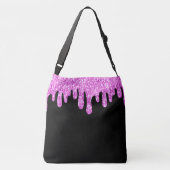 Sac Ajustable Parties scintillant étincelante rose noir Monogram (Dos)