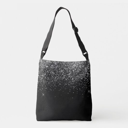 Sac Ajustable Parties scintillant noire moderne Simple Script No (Dos)