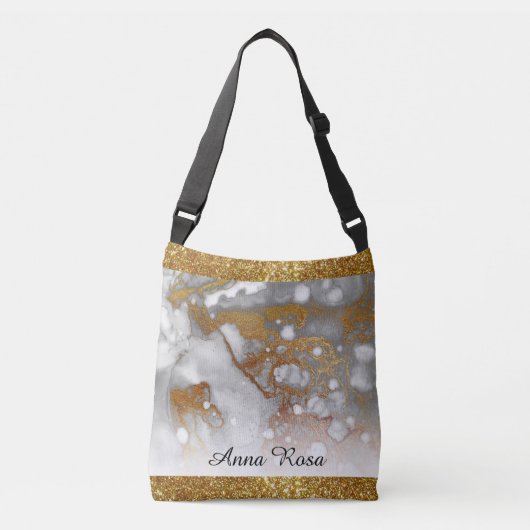 Sac Ajustable *~* Parties scintillant or cuivre Parties scintill (Devant)