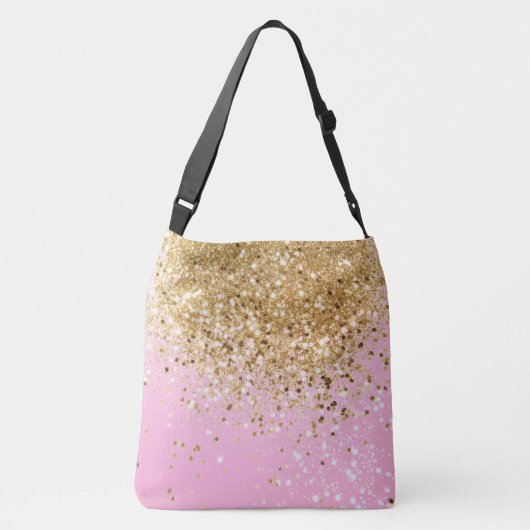 Sac Ajustable Parties scintillant rose or #1 (Dos)